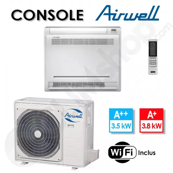 Console Airwell XDLF-035N-09M25 et YDAF-035R-09M25 - 3.5 kW