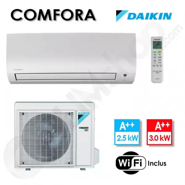 Climatiseur FTXP25N et RXP25M Comfora Daikin  - 2.5 Kw