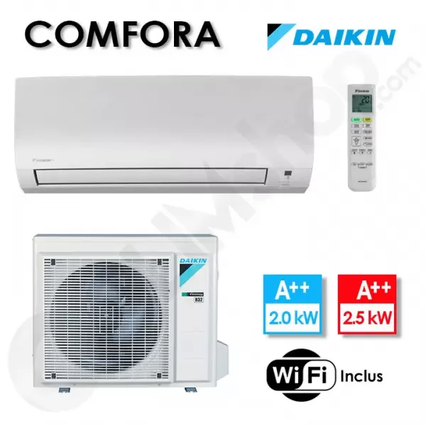 Climatiseur FTXP20N et RXP20N Comfora Daikin  - 2 Kw