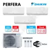 Tri-split Daikin climatisation 3MXM52B9 + 2 CTXM15A + 1 FTXM25A - WIFI - R32 (5.2 kW)