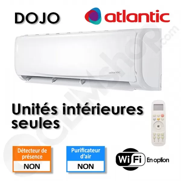 Unités intérieures DOJO Atlantic - AS 007 DBB.UI - AS 009 DBB.UI - AS 012 DBB.UI - AS 018 DBB.UI