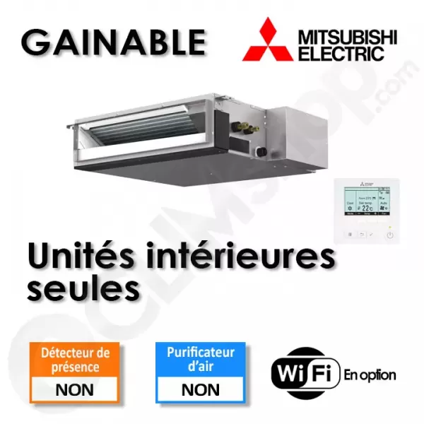 Unités intérieures gainables pour multi-split Mitsubishi Electric SEZ-M25DA - SEZ-M35DA - SEZ-M50DA