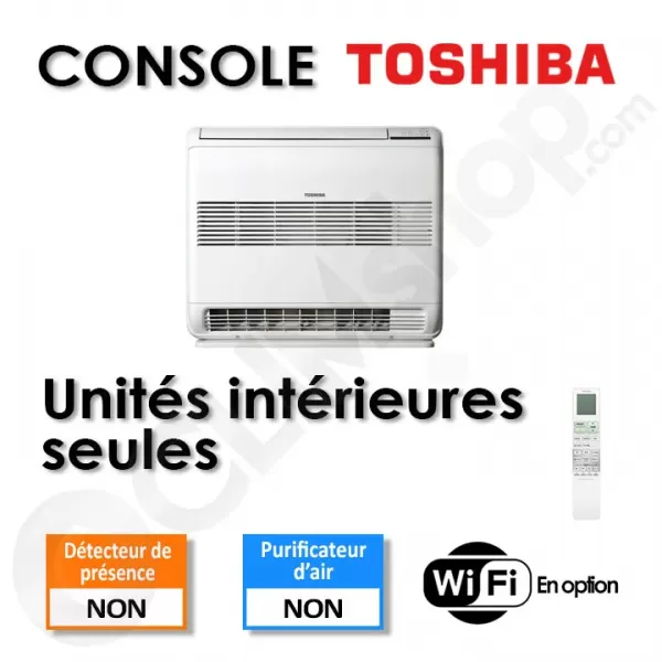 Unités intérieures consoles double flux Toshiba RAS-B10J2FVG-E - RAS-B13J2FVG-E - RAS-B18J2FVG-E