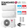 Bi-split LG climatisation MU2R17.U13 + 1 x PM05SK.NSA + 1 X PC12SK.NSJ (4.7 kW) avec Wifi