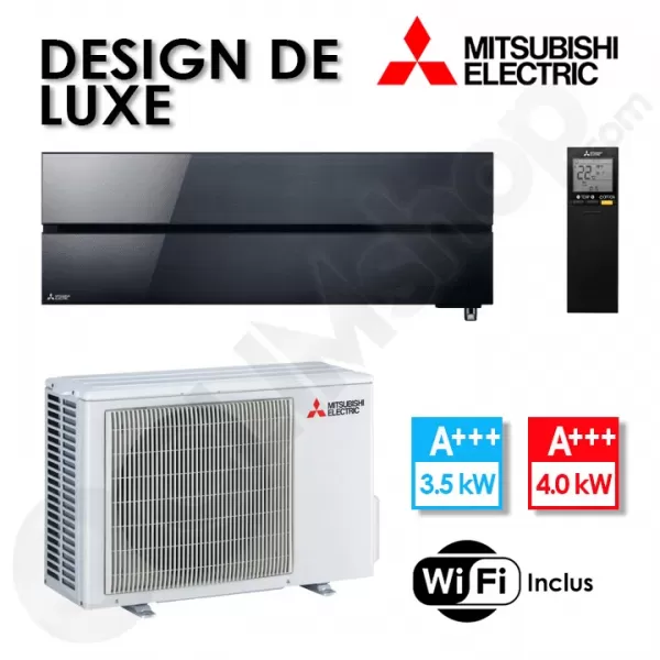 Climatiseur MSZ-LN35VG2B et MUZ-LN35VGHZ2 Noir hyper heating - Wifi intégré - 3.5 kW