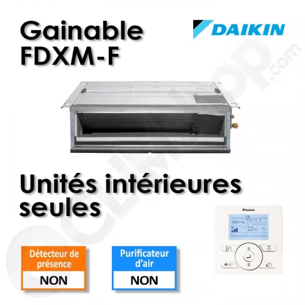 Unités intérieures Gainable pour multi split Daikin FDXM25F9 - FDXM35F9 - FDXM50F9 - FDXM60F9