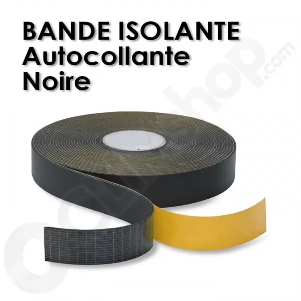 Bande Isolante autocollante noire pour climatisation