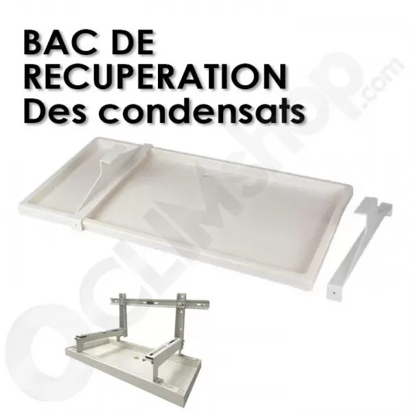 Bac de récupération des condensats de groupe extérieur