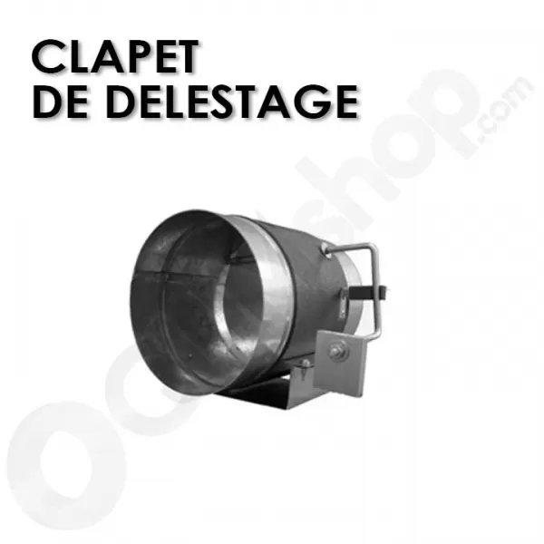 Clapet de délestage pour climatisation gainable