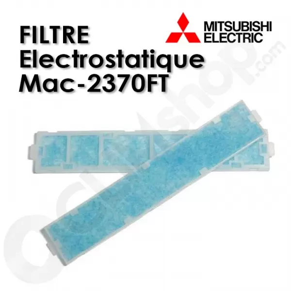 Filtre électrostatique MAC-2370FT anti-allergenes à enzyme pour climatiseurs Mitsubishi Electric