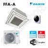 Climatisation Cassette Daikin Sky air Advance series 600 x 600 FFA25A9 / RXM25R avec télécommande BRC1H52W - 2.5 kw