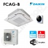 Climatisation Cassette Daikin  Sky air Active Series 8 voies FCAG100B / AZAS100MV1 avec télécommande BRC1H52W - 9.5 kw