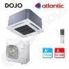 Climatisation Cassette Atlantic Dojo 800 x 800 AB 036 DB.UI / 1U 036 DC.UE avec télécommande infrarouge - 9.0 kw