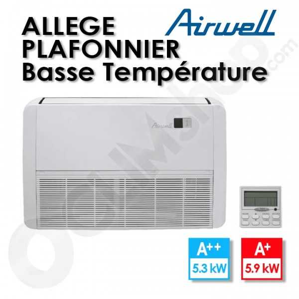 Allège-plafonnier basse température Airwell AW-FWDB018-N91 - AW-YMDB018-H91 - 5.3 kw