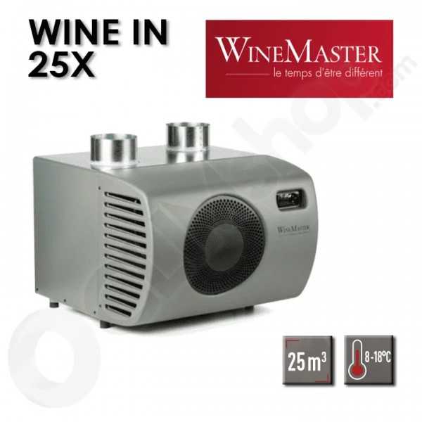 Winemaster Fondis Climatiseur de cave à vin Intégré Wine In 25 X
