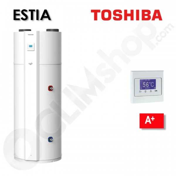 Chauffe-eau thermodynamique Toshiba Estia monobloc 190 litres et 260 litres HWS-G1901CNMR-E / HWS-G2601CNMR-E