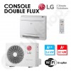 Console double flux LG UQ09F.NAO et UUA1.ULO - 2.6 kW