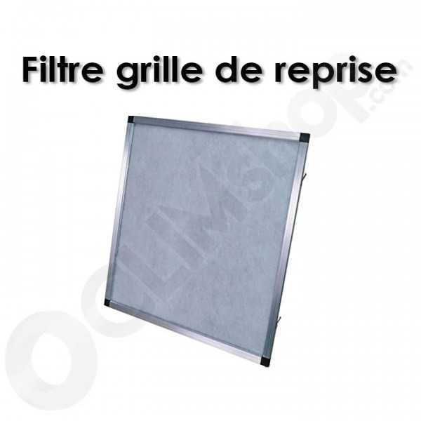 Filtres pour grille de reprise gainable prêt à installer