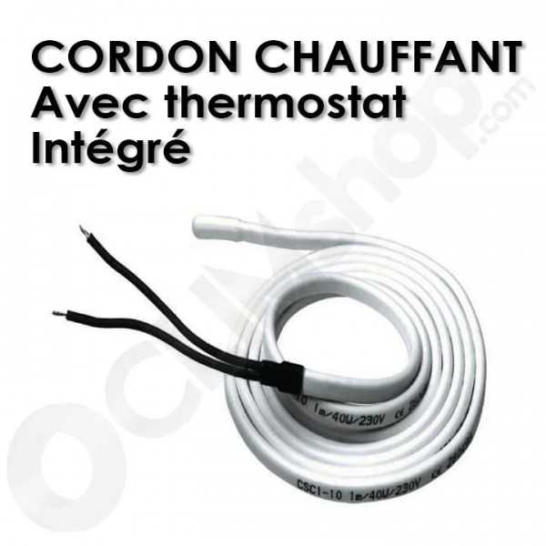 Cordon chauffant climatisation TEDDINGTON 4 mètres 200 watts