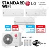 Tri-split LG climatisation MU3R21.U23 + 2 x PM05SK.NSA + 1 X PC12SK.NSJ (6.2 kW) avec Wifi