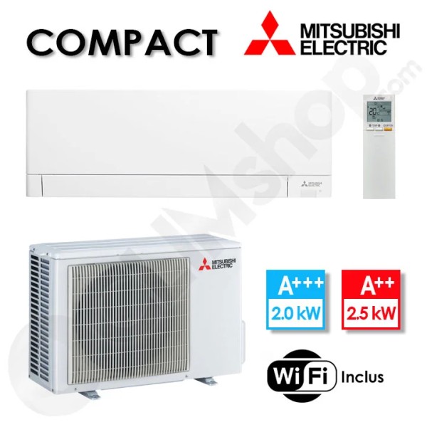 Climatiseur réversible Mitsubishi MSZ-AY20VGK et MUZ-AY20VG - 2 kW