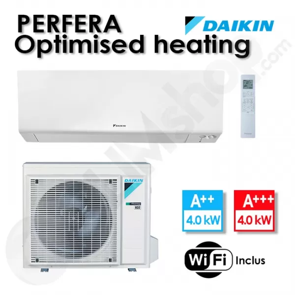 Climatiseur FTXTM40R et RXTM40R - "Optimised-heating" Perfera Daikin - 4 kW