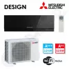 Climatiseur Mitsubishi MSZ-EF25VGKB et MUZ-EF25VG Noir - 2.5 kW