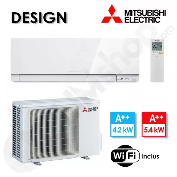 Climatiseur Mitsubishi MSZ-EF42VGKW et MUZ-EF42VG Blanc - 4.2 kW