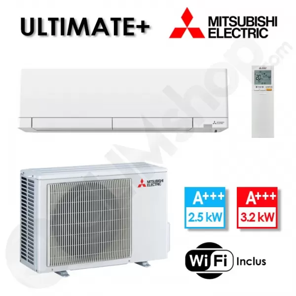 Climatiseur MSZ-RW25VG et MUZ-RW25VGHZ - Wifi intégré - 2.5 kW