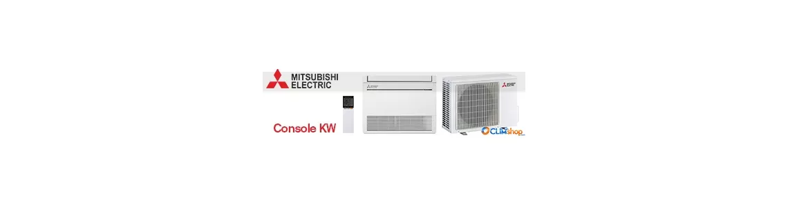 Console KW Design+ Hyper heating Mitsubishi Electric